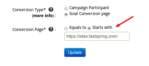 Invite referrals conversion page