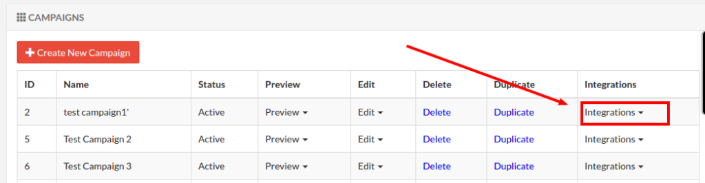 Mailchimp Integration