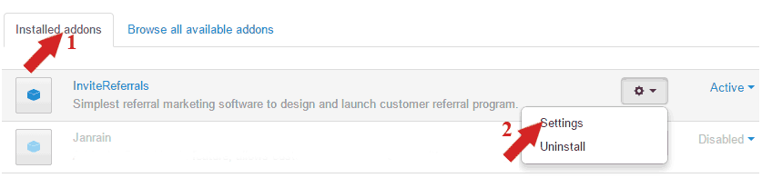 Referral-campaign-settings