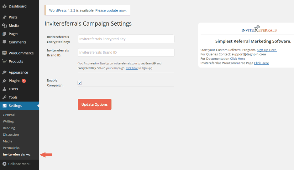 Referral-plugin