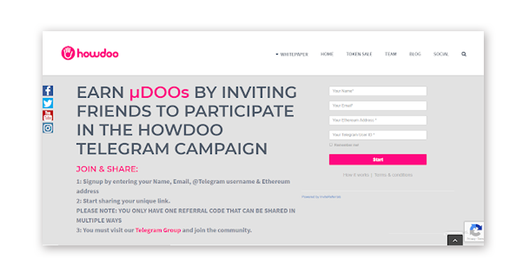 howdoo referral program