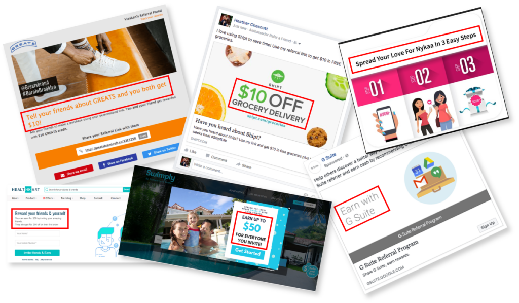 Referral headline templates