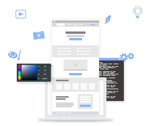 website to attract customers