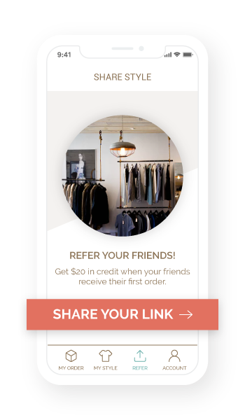 Referral program link
