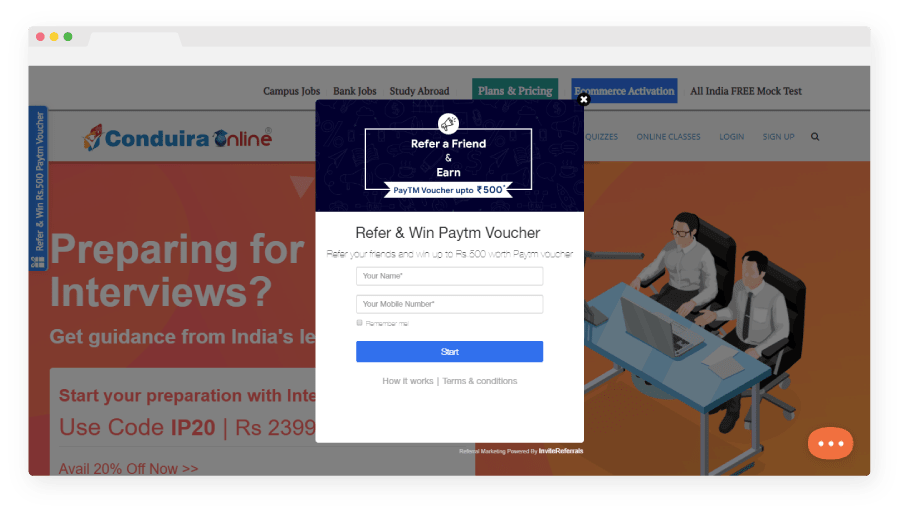 education referral campaign
