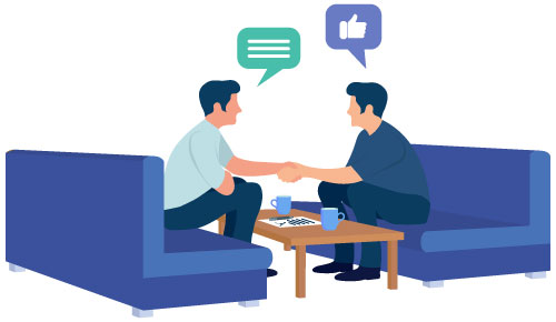 ask face to face