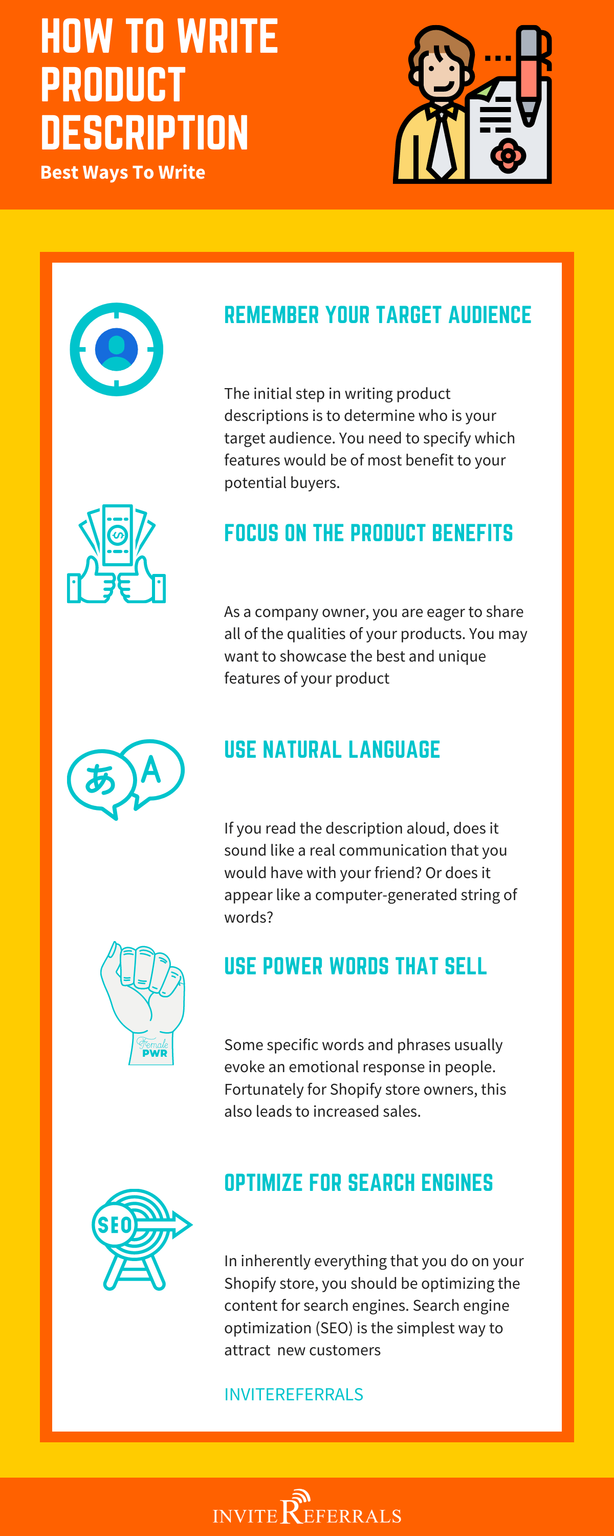 product  description Infographic 