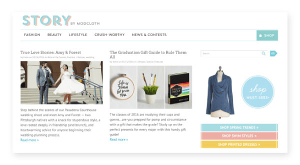 ModCloth's blog