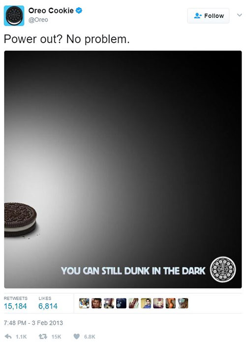 OREO DUNKS IN THE DARK