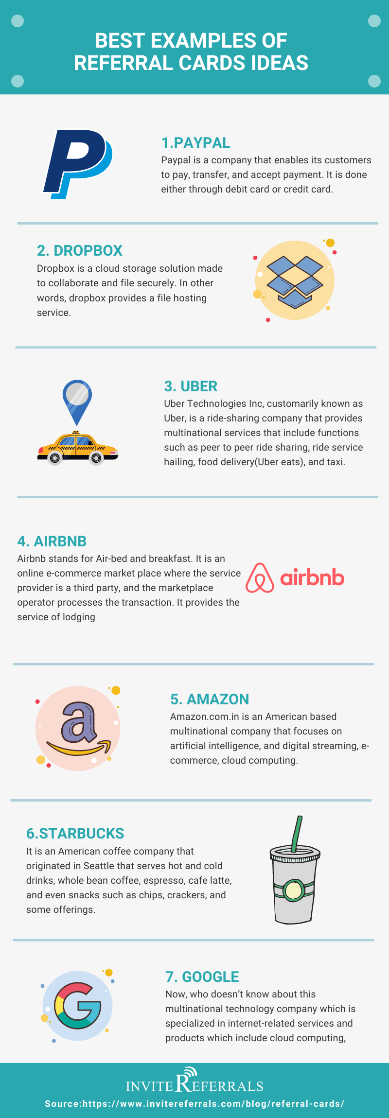 Referral Cards infographic