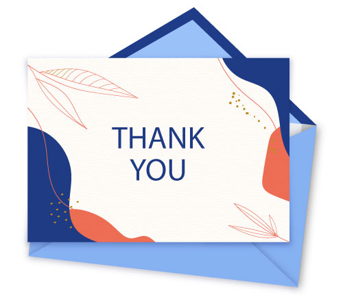 Send a note of thanks