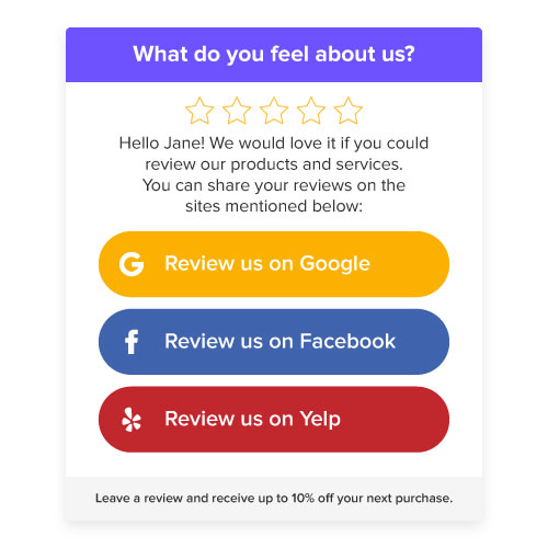 Ask for Reviews