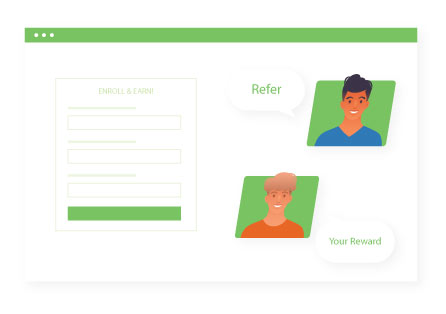 Eye-catchy landing page