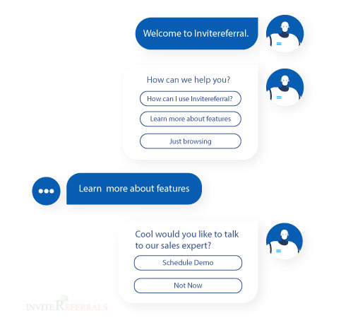 Add a live chat or chatbot feature