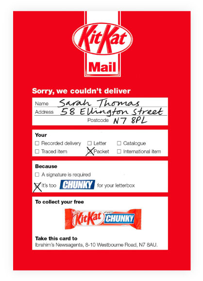 Chunky KitKat Mail