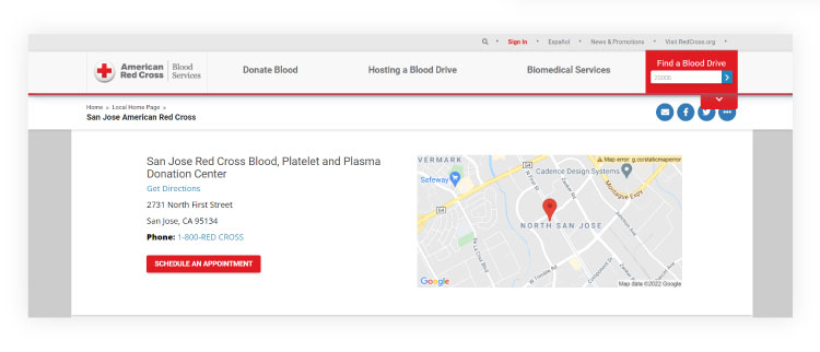 San Jose blood bank