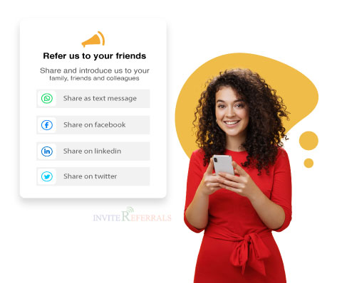 Inform your customers about referral programs.