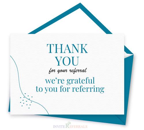 Thank your referrers