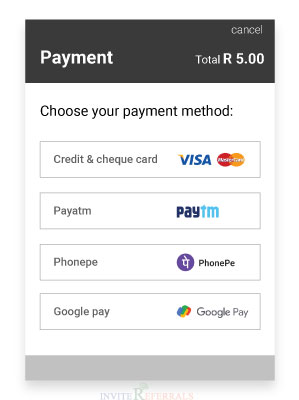 Set up payment methods