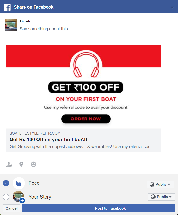 Facebook Invite