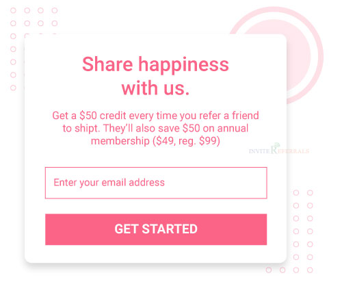 Highlight the referral program benefits