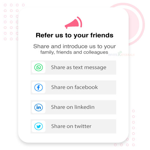 Provide sharing options