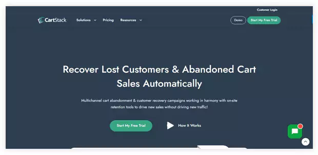 CartStack - Sales Recovery Tool