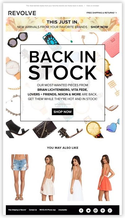 Back-In-Stock Emails