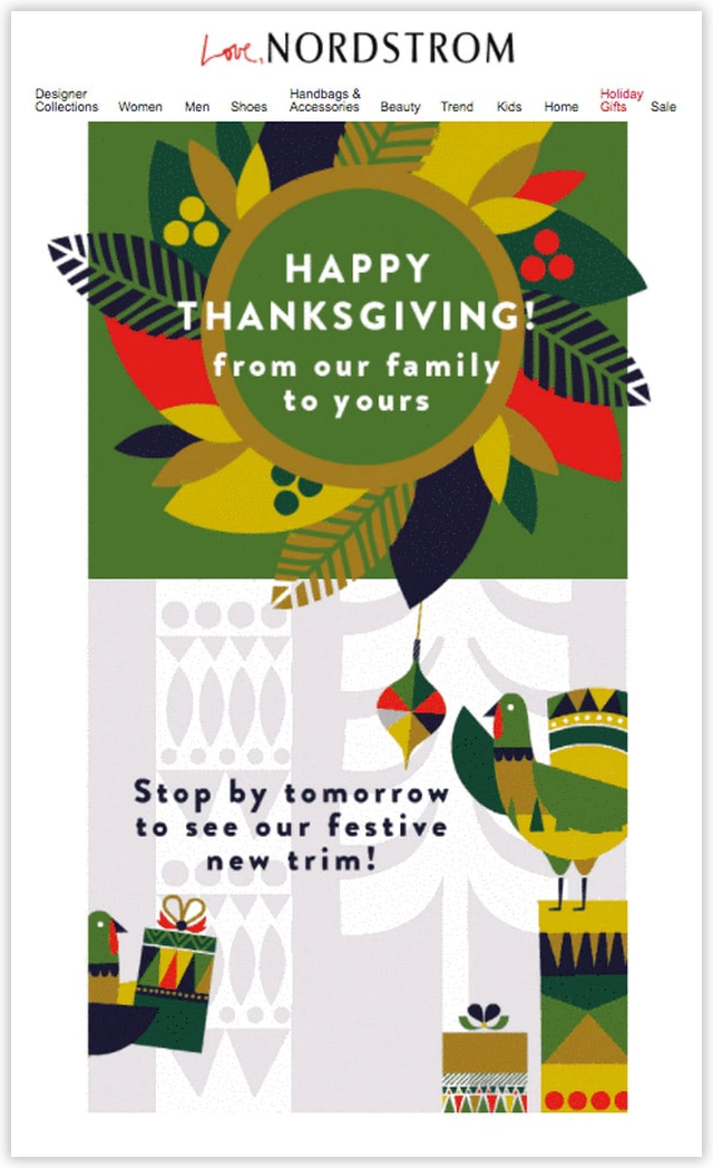 Holiday and Seasonal Emails