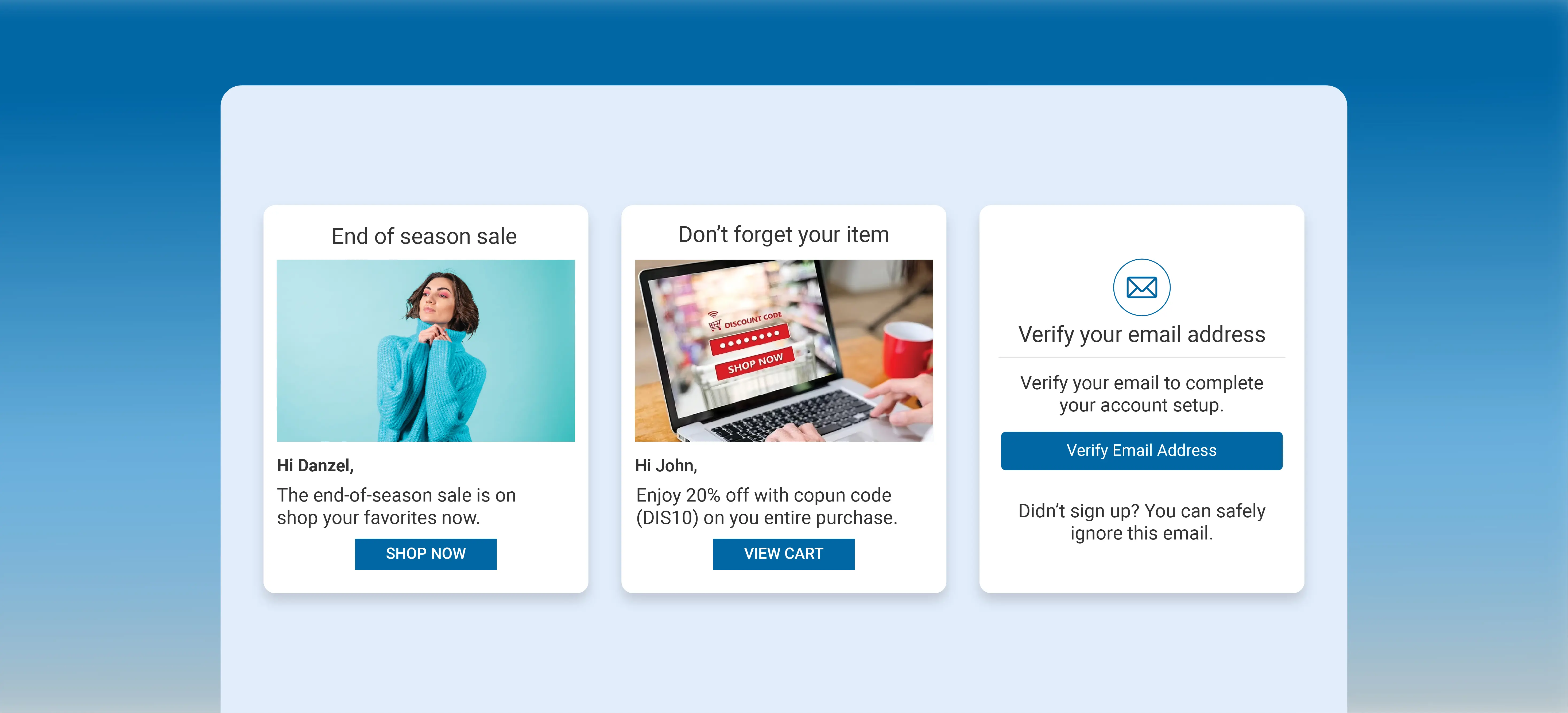 Dashboard preview