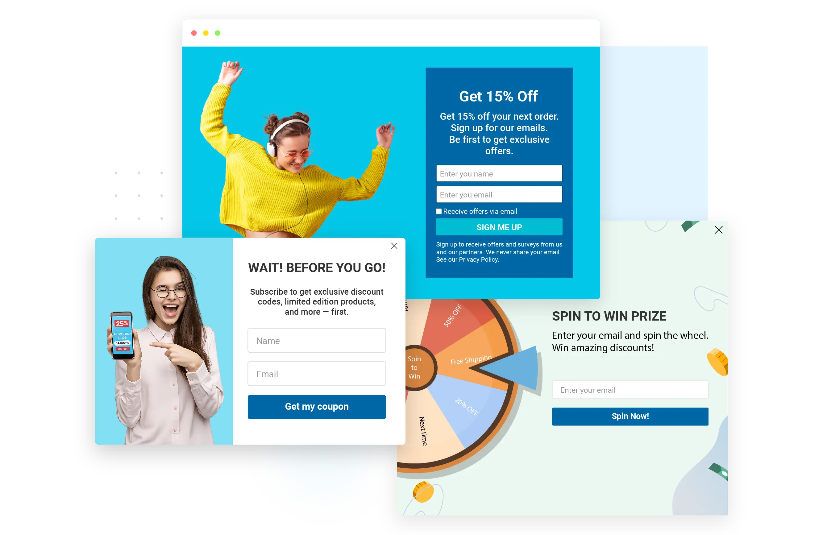 Signup forms